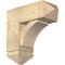Ekena Millwork Thorton Arts and Crafts Rough Sawn Bracket w/ Offset Brace, Douglas Fir, 8"W x 20"D x 20"H BKT0806X20X20THR03RDF - alternate 1